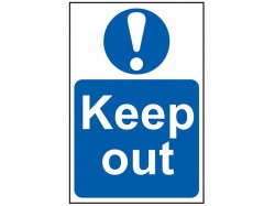 Scan 0255 Keep Out - PVC Sign 200 x 300mm