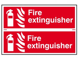 Scan Fire Extinguisher - PVC 300 x 200mm Signage