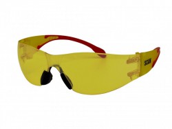 Scan Flexi Amber Safety Glasses Spectacles