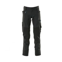 Mascot 17179-311 Advanced Stretch Work Trousers with Kneepad Pockets - Black  32R