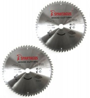 Spartacus 315 x 60T x 30mm Wood Cutting Circular Saw Blade Pack of 2