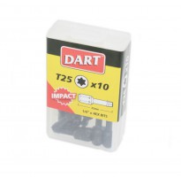 Dart T25 DDIT25-10 Impact Driver Bit - Pack of 10