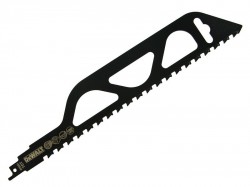 Dewalt DT2421 305mm, RECIP SPECIALIST, S1243HM, 1, Tungsten carbide tipped blade for cutting aerated Concrete, red brick