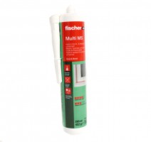 Fischer 59389 White Construction Adhesive Sealant Multi MS White 290ml - FS59389