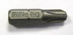 Irwin PH3 x 25mm Screwdriver Bit - LOOSE