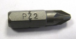 Irwin PZ2 x 25mm Screwdriver Bit - LOOSE