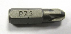 Irwin PZ3 x 25mm Screwdriver Bit - LOOSE