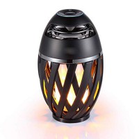 [NO LONGER AVAILABLE] Luceco LEXFLAMESPBK Decorative Flame Effect Garden Light with Bluetooth Speaker IP65