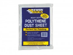 Everbuild Sika Polythene Dust Sheet 12 x 9ft