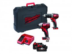 Milwaukee M18 BPP2C-402 Twinpack 18 Volt 2 x 4.0Ah Li Ion