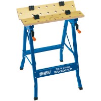 DRAPER 600mm Tilt and Clamp Fold Down Workbench