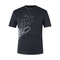 Stihl 008830200 DYNAMIC Black Mag Cool T-Shirt, Sizes S - XXL