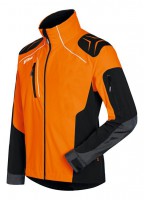 Stihl X-SHELL Jacket, Black/Orange XXL