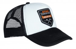 Stihl TIMBERSPORTS \"Kiss my axe\" trucker cap