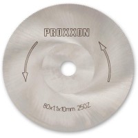 Proxxon 28730 Circular saw blade (HSS), � 80mm (10mm bore), 1.1 mm thick NO 28 730