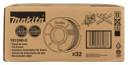 Makita 1915N0-0 Annealed Tie Wire 1.6mm x 30m for TR001G Rebar Tying Tool Pack of 32