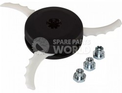 Makita 198383-1 Plastic Blade Cutting Head 255mm for DUR187 DUR386 & DUR369 Trimmers