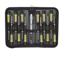 Proxxon MICRO-DRIVER Set 13-piece with High-Quality Steel Blades in Zipper Case