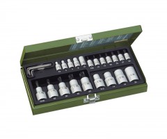 Proxxon 23102 24-piece CrV Steel TX Socket Set