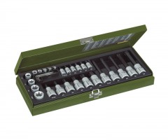 Proxxon 23103 29-piece CrV Steel TX Socket Set