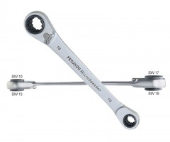 Proxxon 23236 72-Teeth Quadruple MicroSpeeder Ratchet Spanner 10x13mm 17x19mm