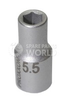 Proxxon 23713 1/4\" 5.5mm Chrome-Vanadium Steel Socket