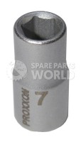 Proxxon 23716 1/4\" 7mm Chrome-Vanadium Steel Socket