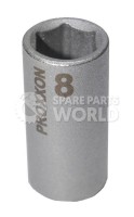 Proxxon 23718 1/4\" 8mm Chrome-Vanadium Steel Socket
