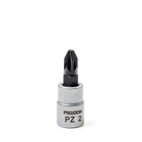 Proxxon 23735 33mm Pozidriv Screwdriver Bit PZ2 with 1/4\" Socket