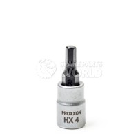 Proxxon 23745 33mm Long HX 4mm 1/4\" Allen Socket Bits
