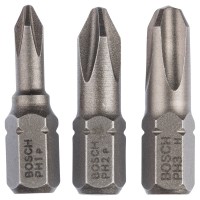 Bosch Screwdriver Bit 3 set 25mm Ph
