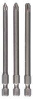 Bosch Screwdriver Bit 3 set 89mm Pz
