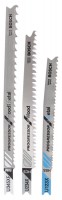 Bosch 3piece jigsaw blade set U 123 XF; U 234 X; U 345 XF