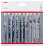 Bosch Jigsaw blade 10pc set for Wood