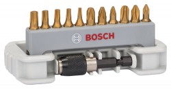 Bosch 11+1pcs bit sets Max Grip, quickchange