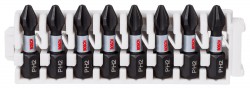 Bosch Impact Screwdriver Bit Insert Pack 25mm, 8xPH2 Pick & Clic