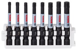 Bosch Impact Power Bit Insert Pack 50mm, T15, T20, T20, T25, T25, T30, T30, T40 Pick & Clic