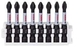 Bosch Impact Power Bit Insert Pack 50mm, 8xPH2 Pick & Clic