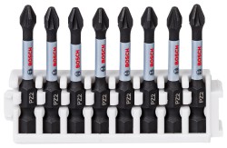 Bosch Impact Power Bit Insert Pack 50mm, 8xPZ2 Pick & Clic