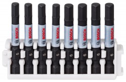 Bosch Impact Power Bit Insert Pack 50mm, 4xH5,4xH6 Pick & Clic