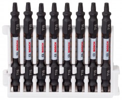 Bosch Impact Double Ended Bit Pack 65mm, 8xT15 Pick & Clic