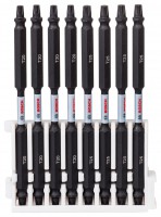 Bosch Impact Double Ended Bit Pack 110mm, 4xT20, 4xT25 Pick & Clic