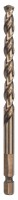 Bosch Pilot drill bit HSSCo (120mm) with 1/4\" Hex Shank  Suitable with Quickchange Arbour