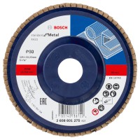 Bosch X431 flap disc, Standard for Metal 125 mm, 22.23 mm, G60