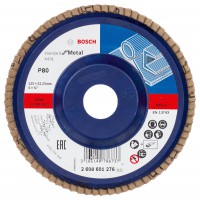 Bosch X431 flap disc, Standard for Metal 125 mm, 22.23 mm, G80