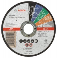 Bosch Rapido Multi Construction straight cutting disc ACS 46 V BF, 125 mm, 1,6 mm