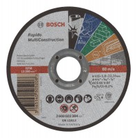 Bosch Rapido Multi Construction straight cutting disc ACS 60 V BF, 115 mm, 1,0 mm