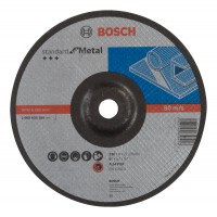 Bosch Standard for Metal grinding disc with depressed centre A 24 P BF, 230 mm, 22,23 mm, 6,0 mm
