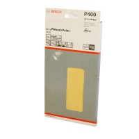 Bosch 2608605271 115 x 230mm Sanding Sheet Set 10 Piece P400 Sandpaper for Wood & Paint