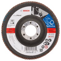 Bosch Flap disc X571, Best for Metal D= 115 mm; G= 60, angled